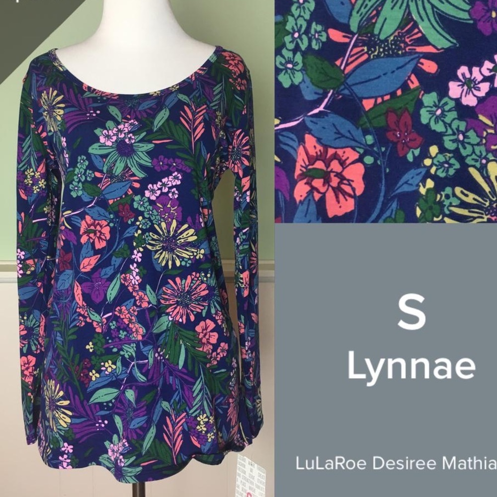 NWT LuLaRoe Lynnae Long Sleeve T